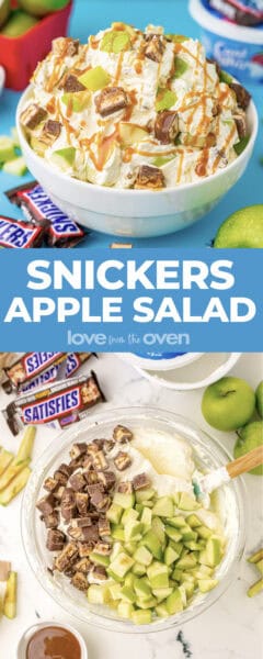 photos of snickers apple salad.